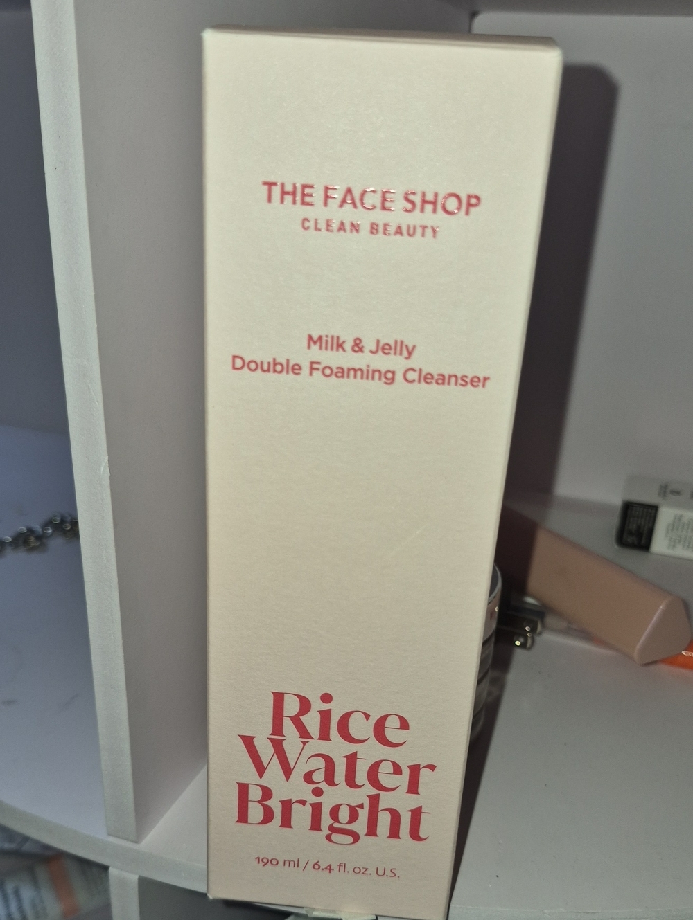 Rice Water Bright Milk & Jelly Double Foaming Cleanser — Nwt